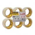 Baliaca lepiaca páska Scotch , neobsahuje PVC, transparentná, 48mm x 50m, 6 roliek 