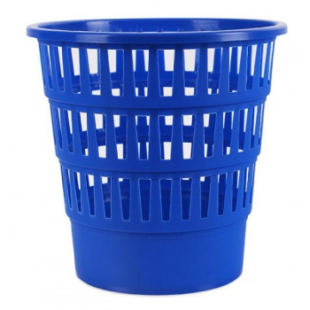 Kôš Office Products plastový rebrovaný 16 ℓ modrý 