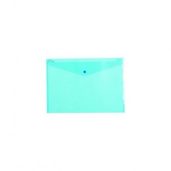 Plastový obal A5 s cvočkom priehľadný modrý