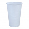 Poháre plastové 500 ml biele (50 ks) 