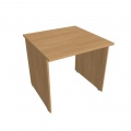 Pracovný stôl Gate, 80x75,5x80 cm, dub/dub