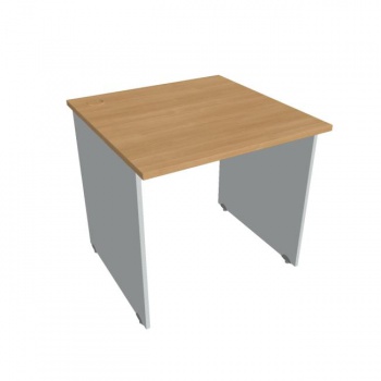 Pracovný stôl Gate, 80x75,5x80 cm, dub/sivý