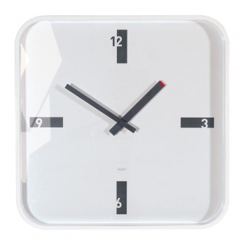 Nástenné hodiny artetempus Mezo 35x35cm biele 