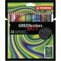 Farbičky STABILO GREENcolors 24ks `ARTY` 