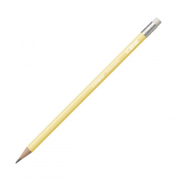 Ceruzka STABILO Swano Pastel HB s gumou pastel žltá 