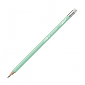 Ceruzka STABILO Swano Pastel HB s gumou pastel zelená 