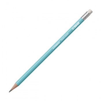 Ceruzka STABILO Swano Pastel HB s gumou pastel modrá 