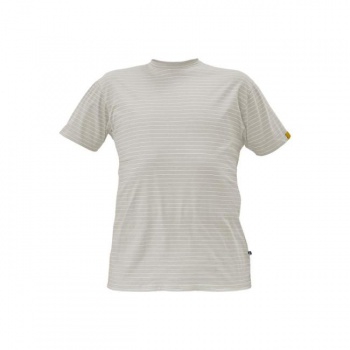 Tričko antistatické unisex NOYO ESD sivé XL 