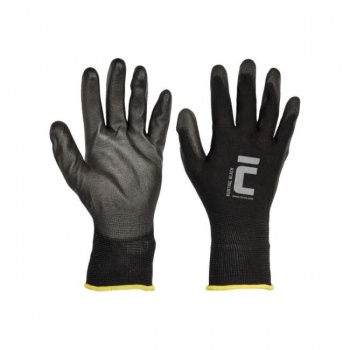 Rukavice nylónové BUNTING BLACK, veľ. 8/M 