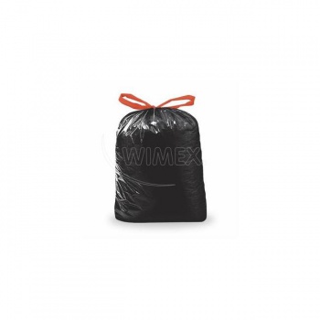 Vrecia zaťahovacie 120 ℓ LDPE 70 x 100 cm, 38 mic. čierne (10 ks) 