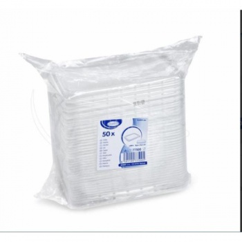 Viečko (PP) priehľadné pre vaničku 186 x 133 mm (50 ks) 