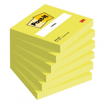 Samolepiaci bloček Post-it 76x76 zelený 6 x 100 lístkov 