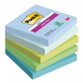 Samolepiaci bloček Post-it Super Sticky OASIS, veľkosť 76x76 mm, 5 bločkov po 90 lístkov 
