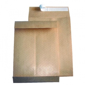 Taška B4 s X dnom a textilnou výstužou 100g, 250 x 353 mm hnedá 