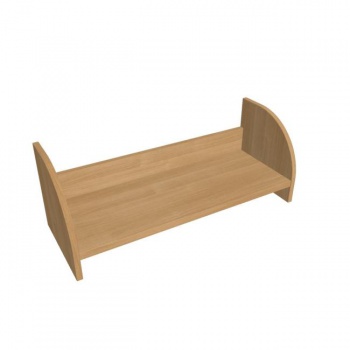 Závesná polica na stenu Hobis, 80 cm, dub 