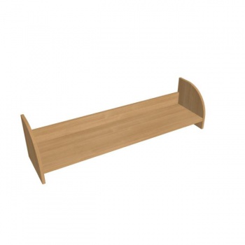 Závesná polica na stenu Hobis, 120 cm, dub 