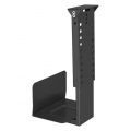 Závesný nosič PC Rack, 20-30x39-59x24 cm (šxvxh), čierna 