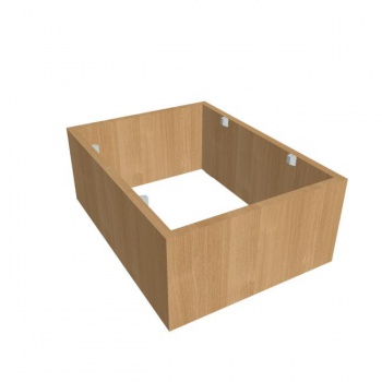 Sokel pod kontajner Hobis, dub/dub 