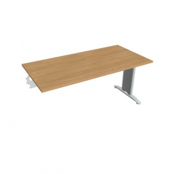 Rokovací stôl Flex, 160x75,5x80 cm, dub/kov 