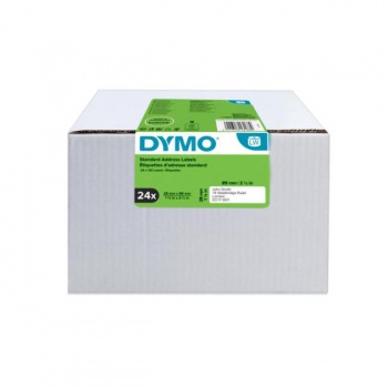 Samolepiace etikety Dymo LW 89x28mm adresné biele 3120ks 