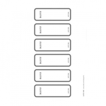 Chrbtové štítky potláčatelné pre zakladače Leitz 180° WOW šírka chrbta 50 mm