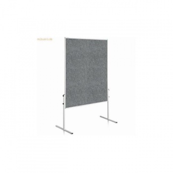 Moderačná tabuľa plstená 150x120 cm ECONOMY sivá neskl. 