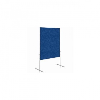 Moderačná tabuľa plstená 150x120 cm ECONOMY modrá neskl. 