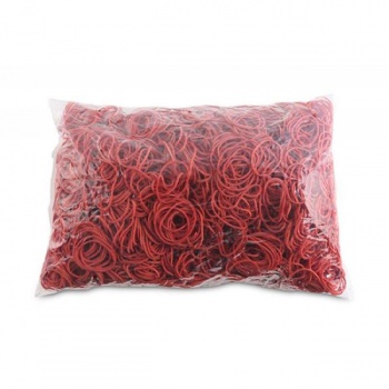 Gumičky Office Products 30mm 1kg červené 