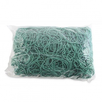Gumičky Office Products 50mm 1kg zelené 