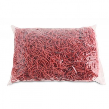 Gumičky Office Products 50mm 1kg červené 