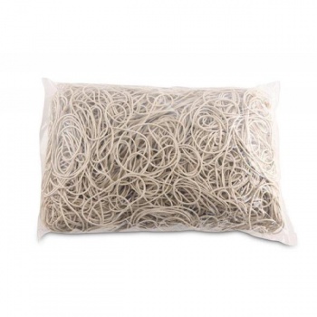 Gumičky Office Products 50mm 1kg biele 