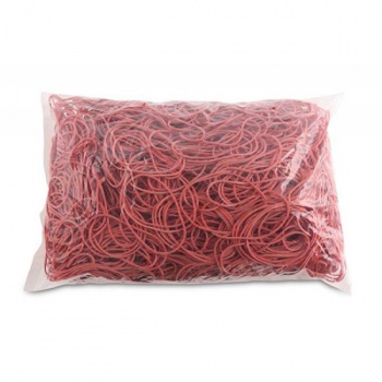 Gumičky Office Products 60mm 1kg červené 
