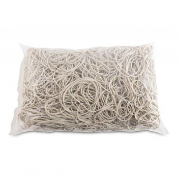 Gumičky Office Products 70mm 1kg biele 