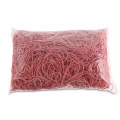 Gumičky Office Products 100mm 1kg červené 