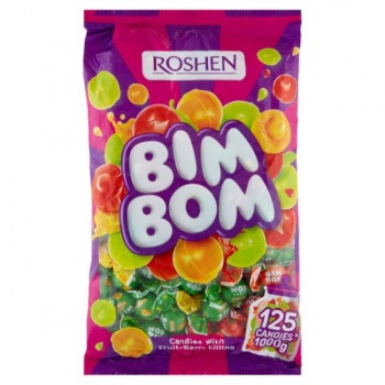 DARČEK: Cukríky ovocné Roshen BIM BOM 1kg 