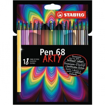 Sada popisovačov STABILO Pen 68/18S `ARTY` 