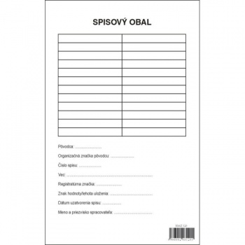Spisový obal, A4 dvojlist, 500 ks 