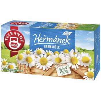 Čaj TEEKANNE bylinný Rumanček HB 20 x 1,1g 