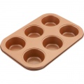 DARČEK: Forma 6 muffinov 26,5x18 cm COPPER LAMART LT3091 