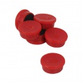 Magnet 20 mm červený 10 ks 