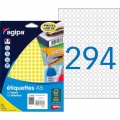 Etikety kruhové 8mm Agipa A5 žlté 