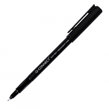 Permanentný popisovač Q-CONNECT 0,5 mm čierny 