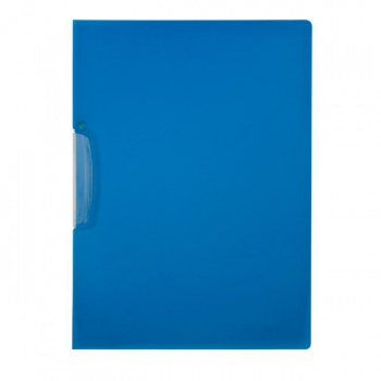 Obal s klipom plastovým Q-CONNECT modrý
