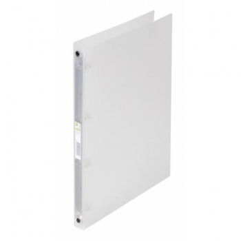 Zakladač 4-krúžkový Q-CONNECT celoplastový 1,6cm transparentný mliečny 