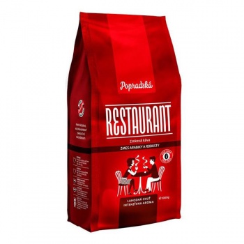 Káva popradská RESTAURANT zrnková 1 kg BOP 