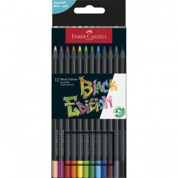 Frabičky Faber Castell Black Edition 12ks 