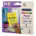 Sada popisovačov Centropen 2738 Decor Pen Pastel 7+2ks 