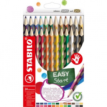 Drevené pastelky EASYcolors P 24sada 