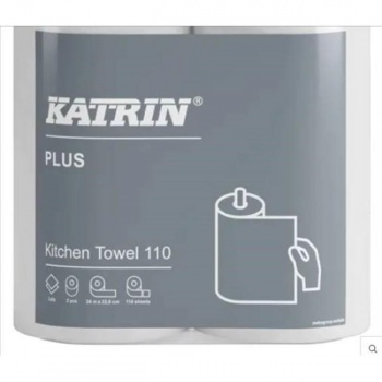 Kuchynské utierky 2-vrstvové KATRIN Plus návin 24 m (2 ks) 