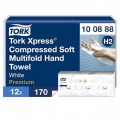 Papierové utierky skladané ZZ 2-vrstv. TORK Xpress Multifold stlačené jemné H2 (12 bal. x 170) 